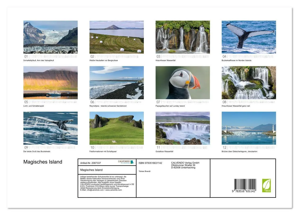 Bild: 9783516631142 | Magisches Island (hochwertiger Premium Wandkalender 2026 DIN A2...