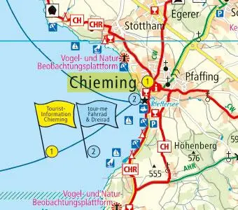 Bild: 9783747301142 | Chiemgau - Oberbayern - Berchtesgadener Land 1:100 000 | (Land-)Karte
