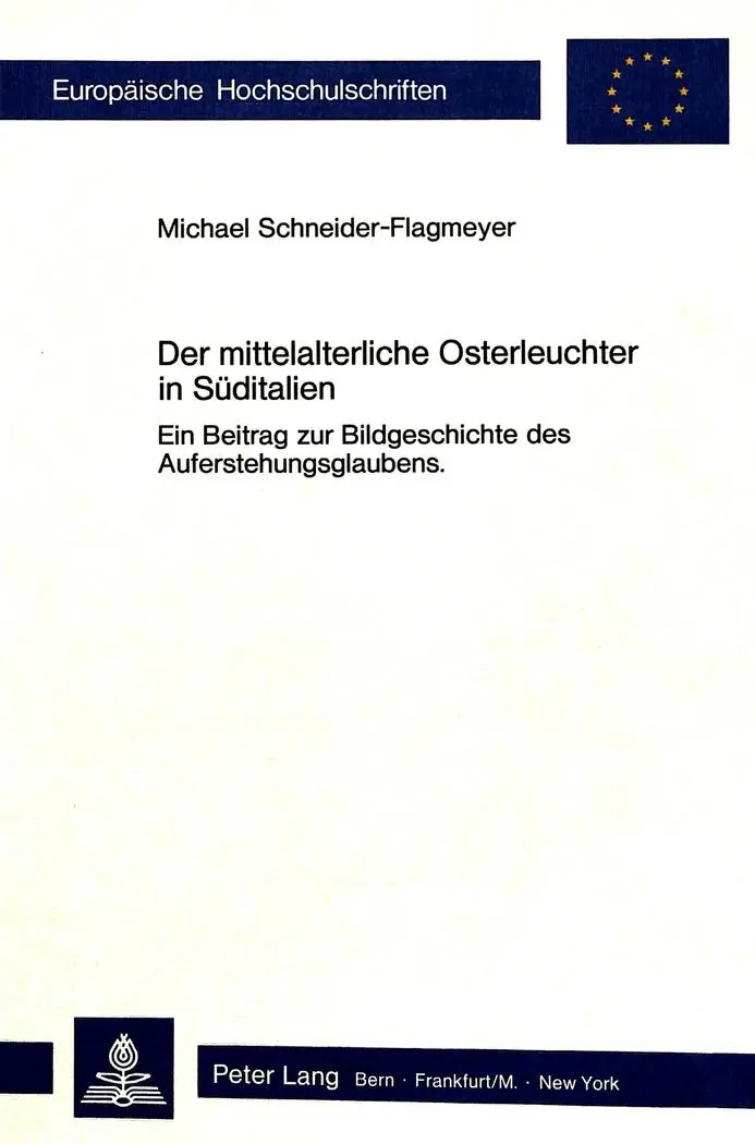 Cover: 9783820491142 | Der mittelalterliche Osterleuchter in Süditalien | Schneider-Flagmeyer