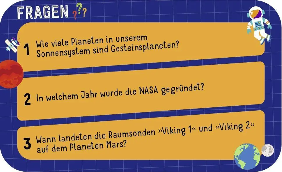 Bild: 4014489141242 | Science &amp; Kids - Space Challenge | Reiner Knizia (u. a.) | Spiel