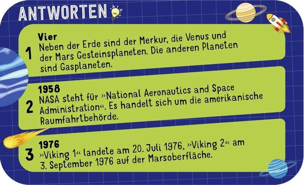 Bild: 4014489141242 | Science &amp; Kids - Space Challenge | Reiner Knizia (u. a.) | Spiel
