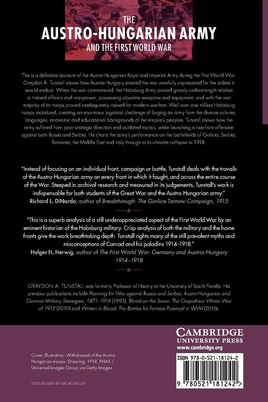 Rückseite: 9780521181242 | The Austro-Hungarian Army and the First World War | Tunstall | Buch