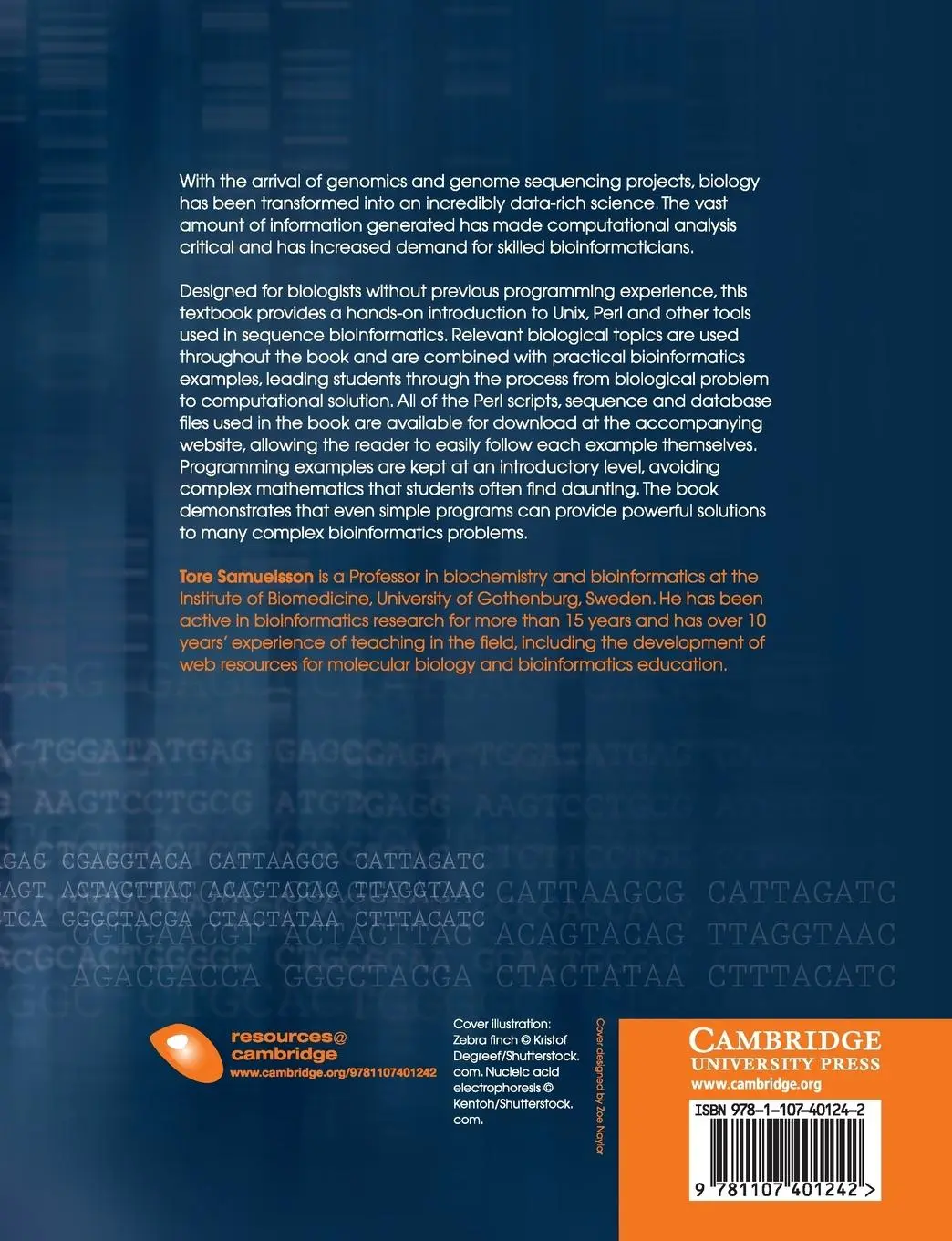 Rückseite: 9781107401242 | Genomics and Bioinformatics | Tore Samuelsson | Taschenbuch | Englisch