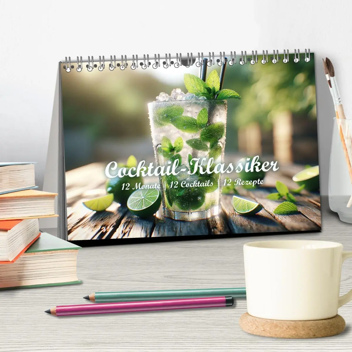 Bild: 9783457461242 | Cocktail-Klassiker (Tischkalender 2026 DIN A5 quer), CALVENDO...