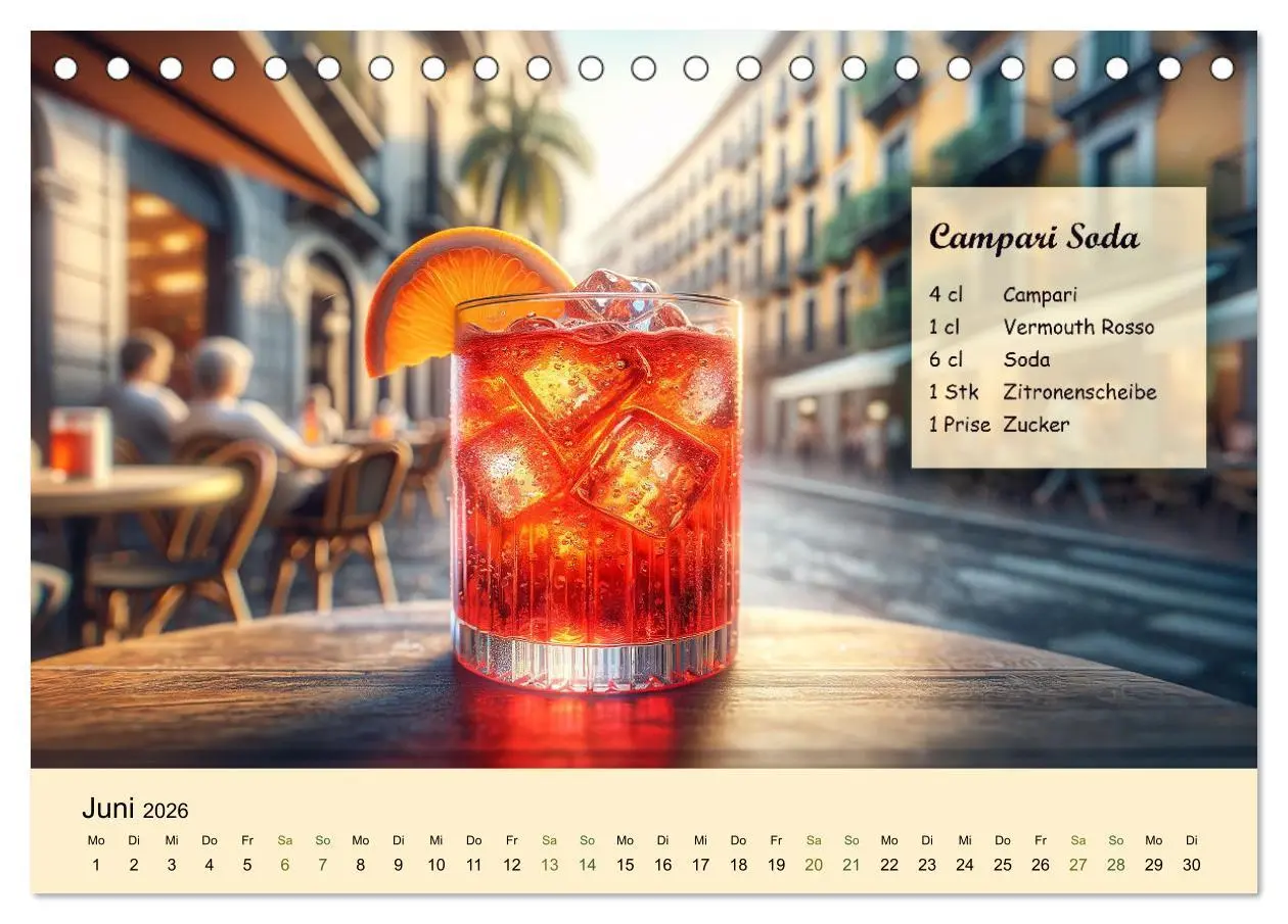 Bild: 9783457461242 | Cocktail-Klassiker (Tischkalender 2026 DIN A5 quer), CALVENDO...