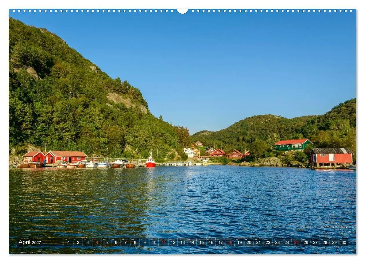 Bild: 9783569951242 | Norwegens Süden (Wandkalender 2027 DIN A2 quer), CALVENDO...