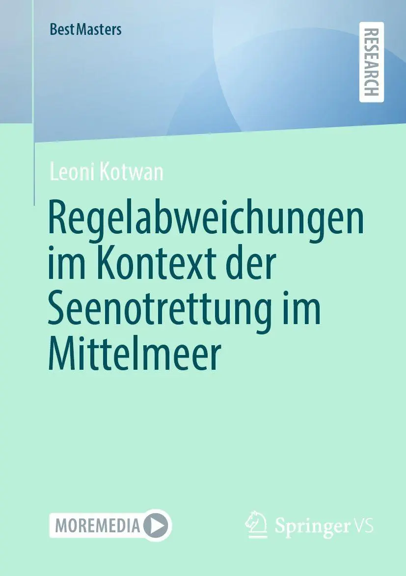 Regelabweichungen im Kontext der Seenotrettung im Mittelmeer (BestMasters)