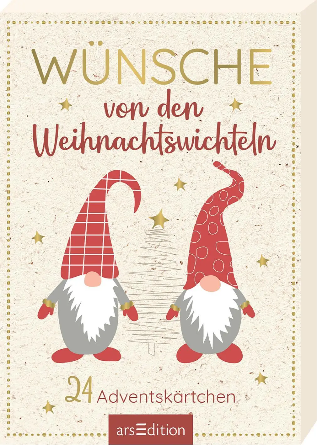Cover: 9783845851242 | Wünsche von den Weihnachtswichteln | 24 Adventskärtchen | Taschenbuch