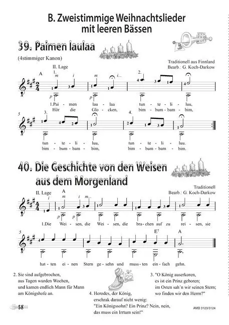 Bild: 9783869471242 | Moro und Lilli. Das Weihnachtsalbum, m. Audio-CD, für Gitarre | Buch