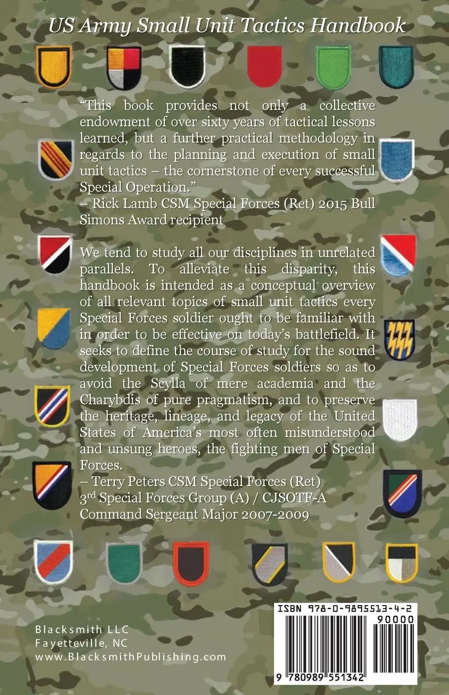Rückseite: 9780989551342 | US Army Small Unit Tactics Handbook | Paul D Lefavor | Taschenbuch