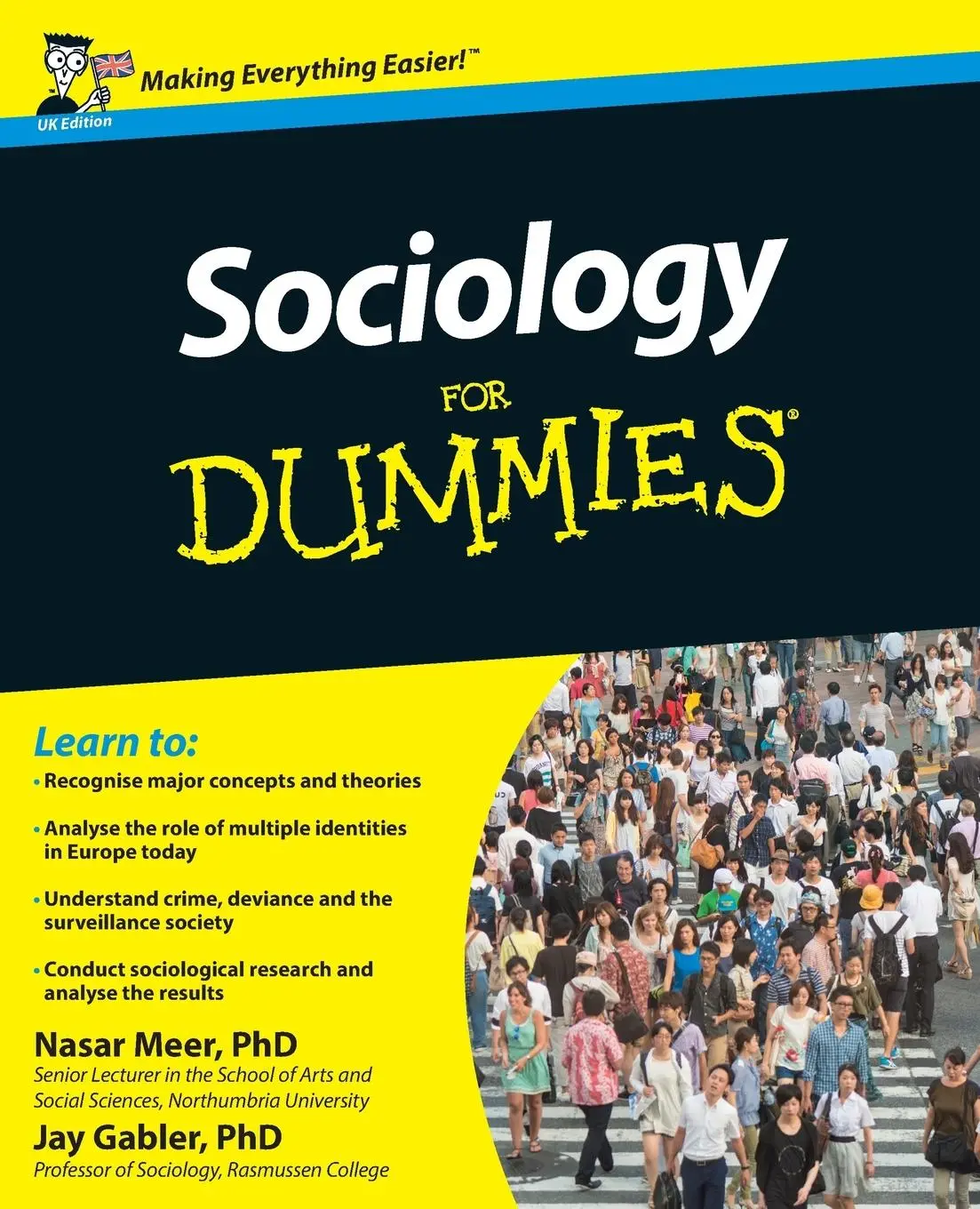 Cover: 9781119991342 | Sociology for Dummies | Nasar Meer (u. a.) | Taschenbuch | 400 S.