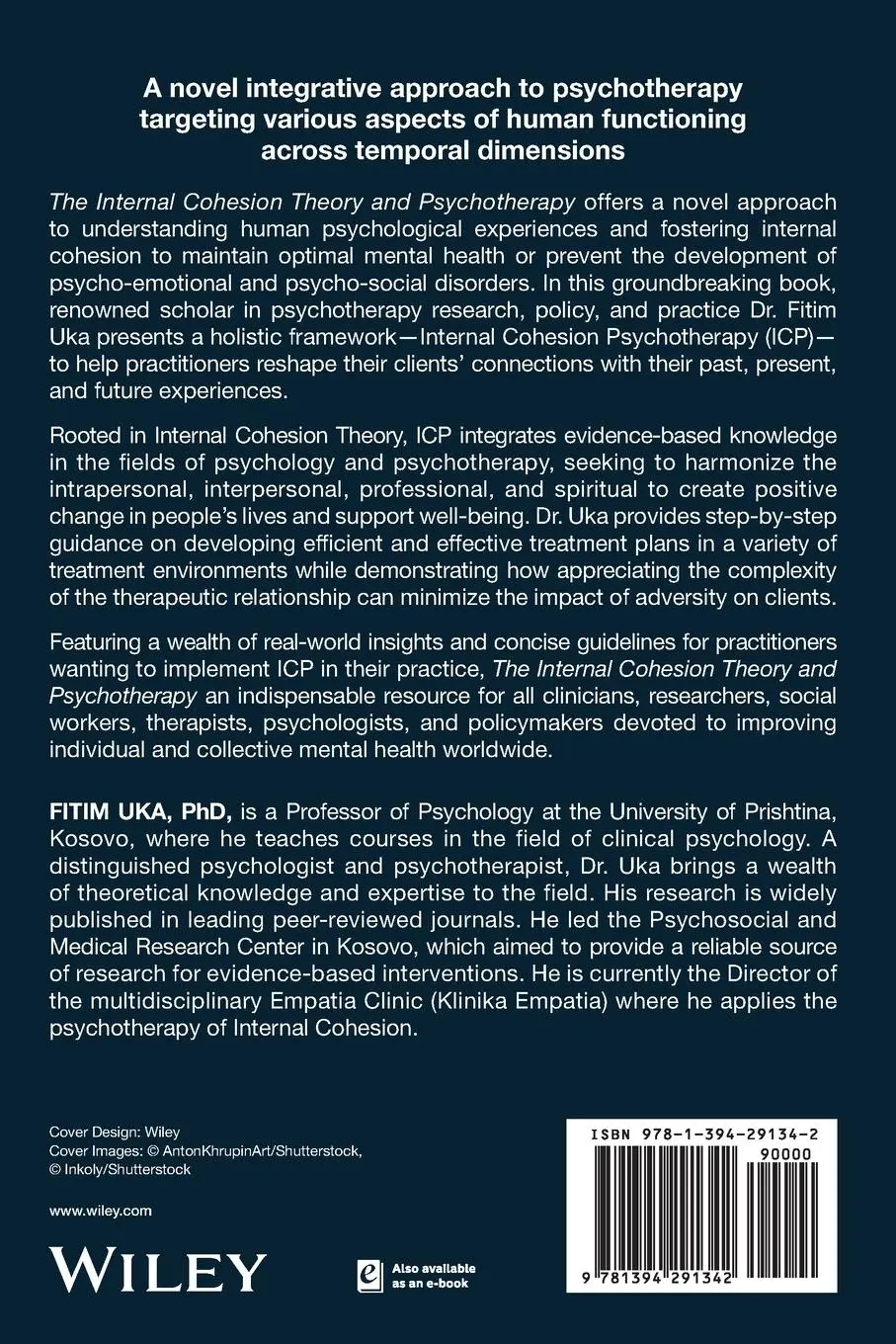 Rückseite: 9781394291342 | The Internal Cohesion Theory and Psychotherapy | Fitim Uka | Buch