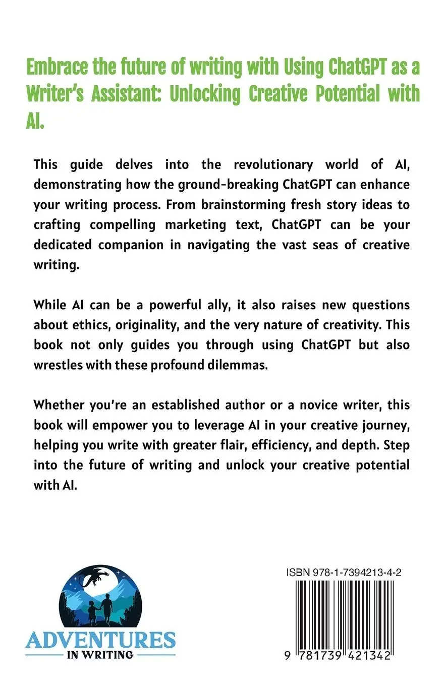 Rückseite: 9781739421342 | Using ChatGPT as a Writer's Assistant | Stephen Haunts | Taschenbuch
