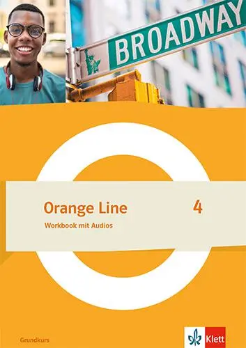 Cover: 9783125491342 | Orange Line 4 Grundkurs. Workbook mit Audios Klasse 8 | Bundle | 2025