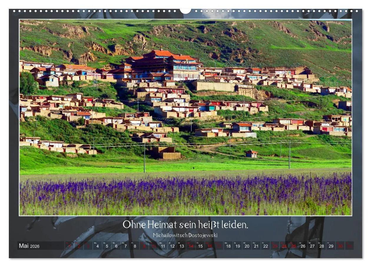 Bild: 9783457831342 | Facettenreiches Tibet (Wandkalender 2026 DIN A2 quer), CALVENDO...