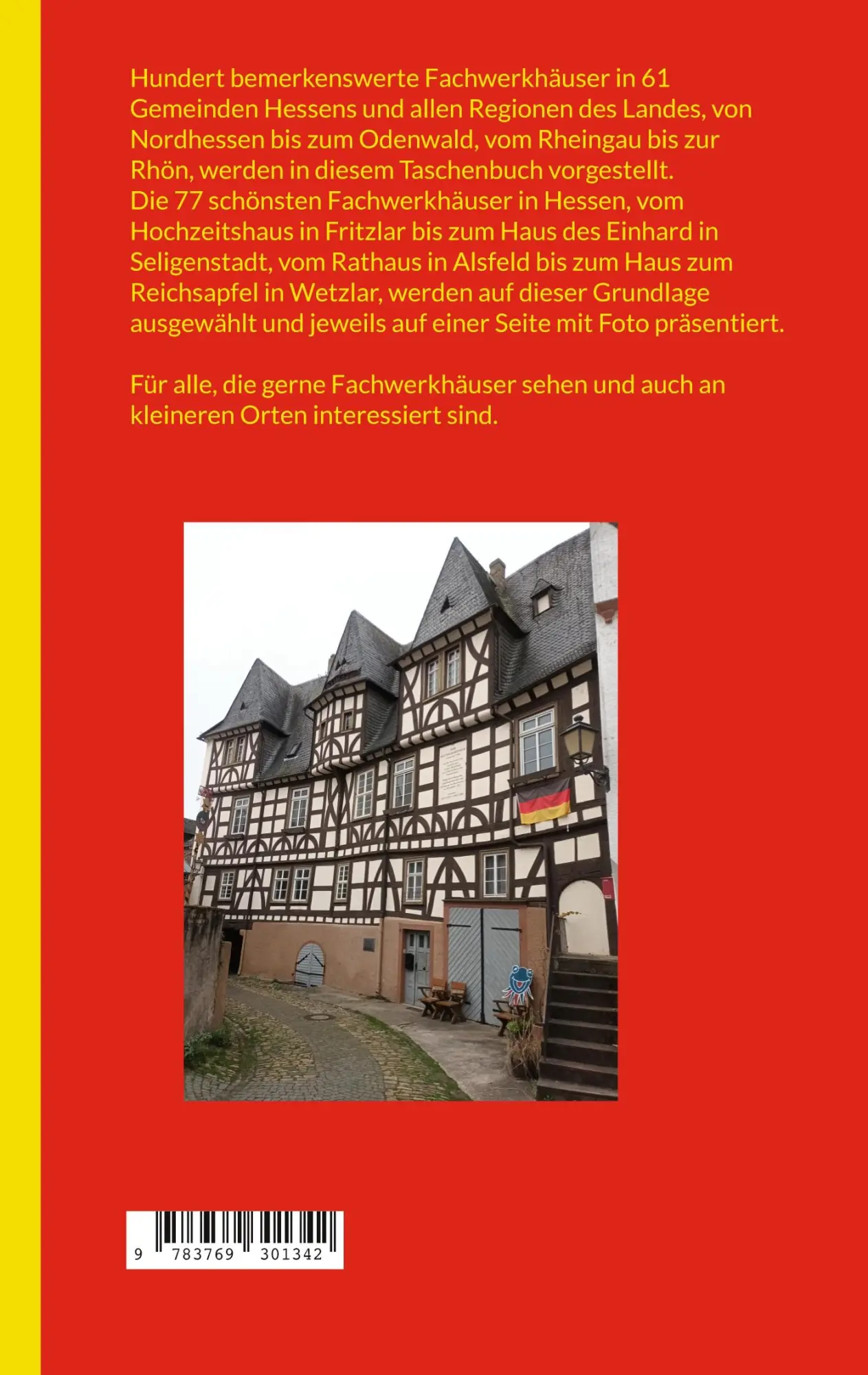 Rückseite: 9783769301342 | Die schönsten Fachwerkhäuser in Hessen | Richard Deiss | Taschenbuch