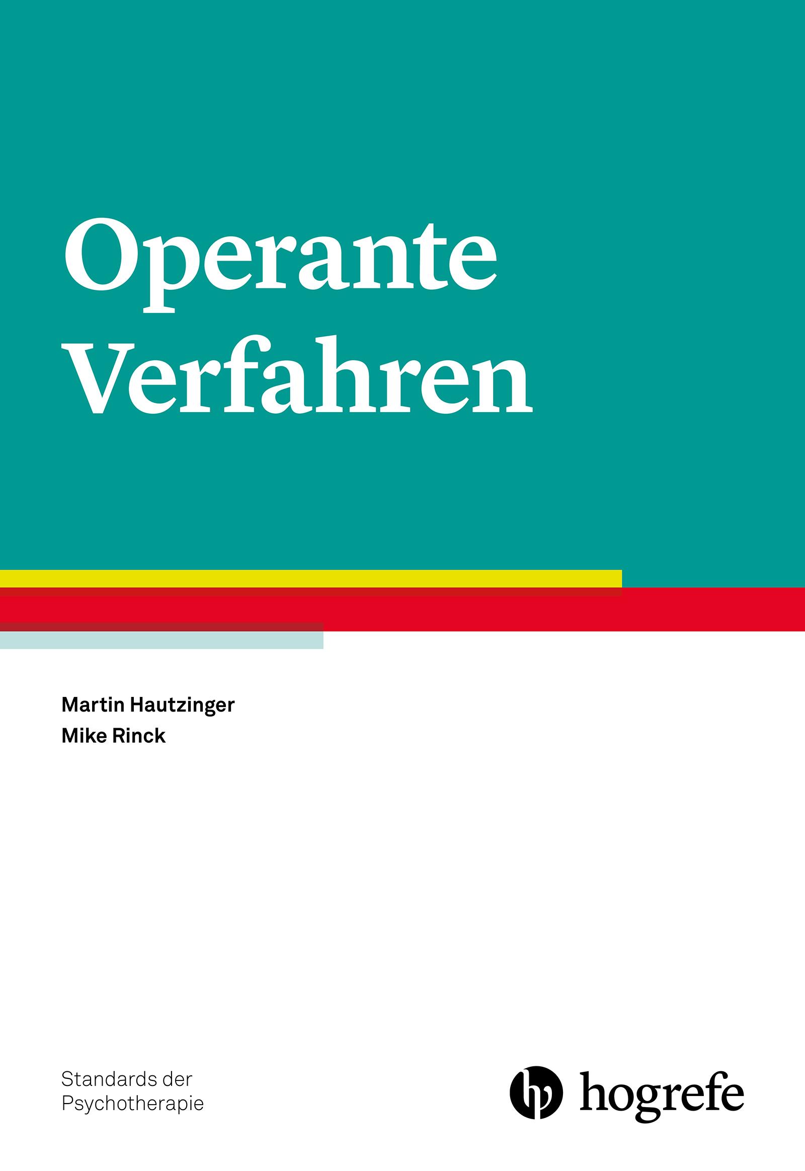 Cover: 9783801731342 | Operante Verfahren | Martin Hautzinger (u. a.) | Taschenbuch | VI