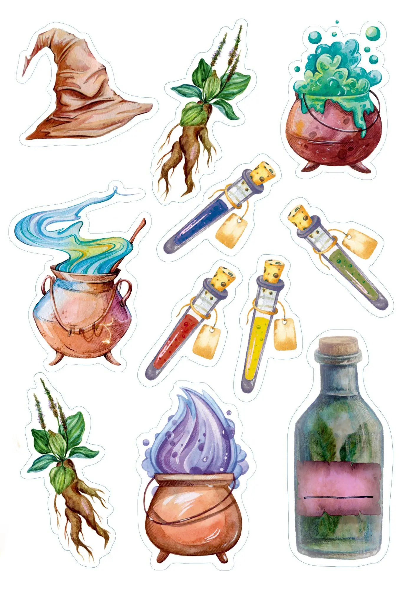 Bild: 4041433881442 | Magische Sticker und Etiketten | Taschenbuch | Küchenpapeterie | 24 S.