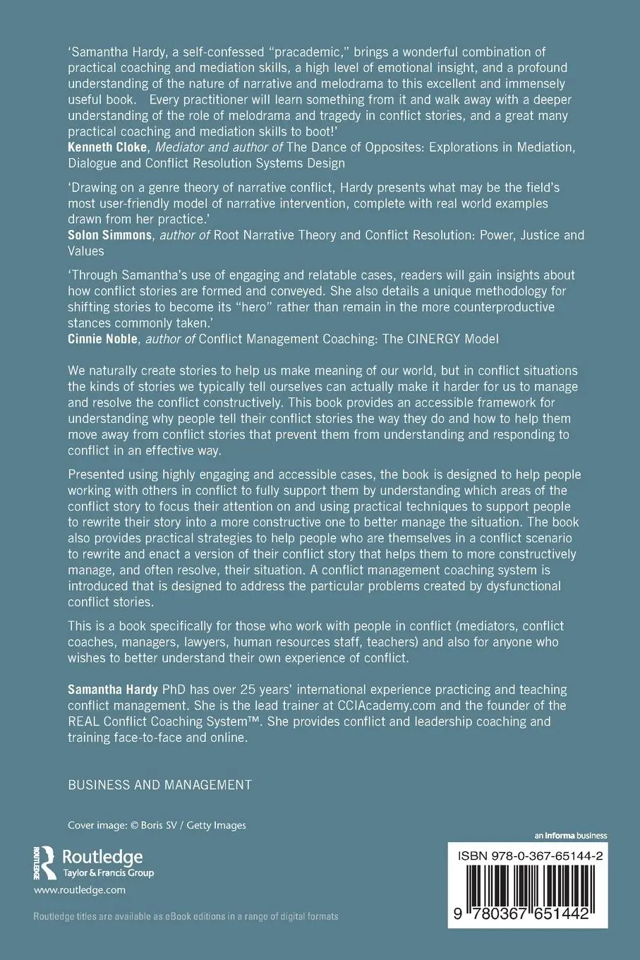 Rückseite: 9780367651442 | Conflict Coaching Fundamentals | Working With Conflict Stories | Hardy