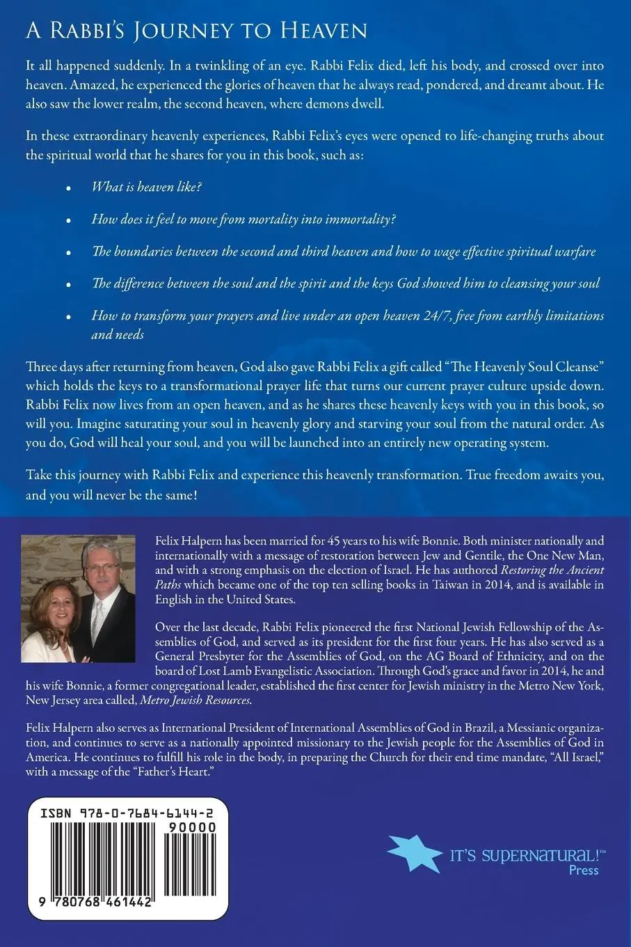 Rückseite: 9780768461442 | A Rabbi's Journey to Heaven | Felix Halpern | Taschenbuch | Englisch