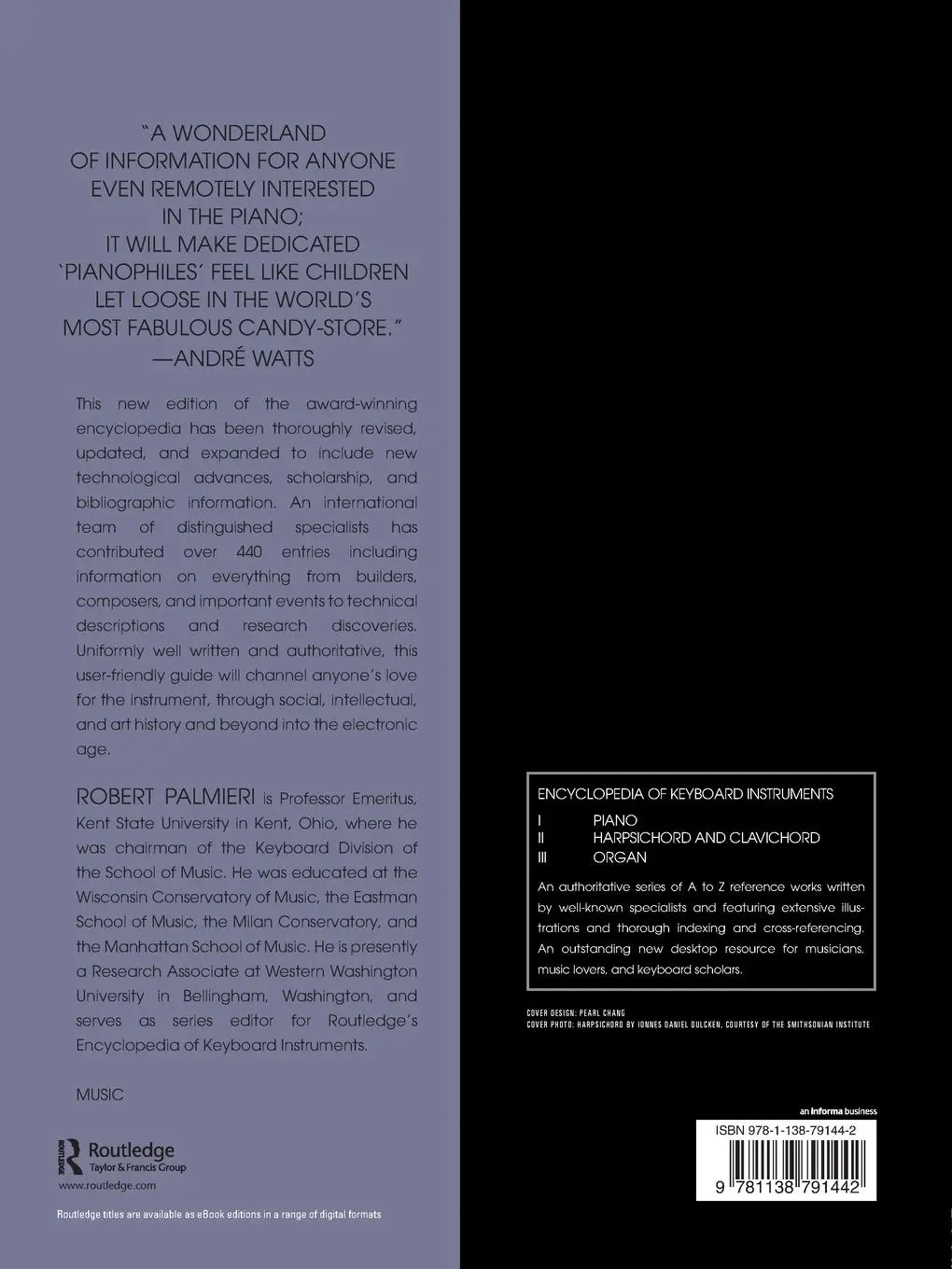 Rückseite: 9781138791442 | The Piano | An Encyclopedia | Robert Palmieri | Taschenbuch | Englisch