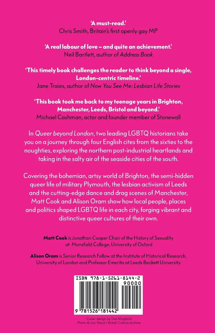 Rückseite: 9781526181442 | Queer beyond London | LGBTQ stories from four English cities | Buch