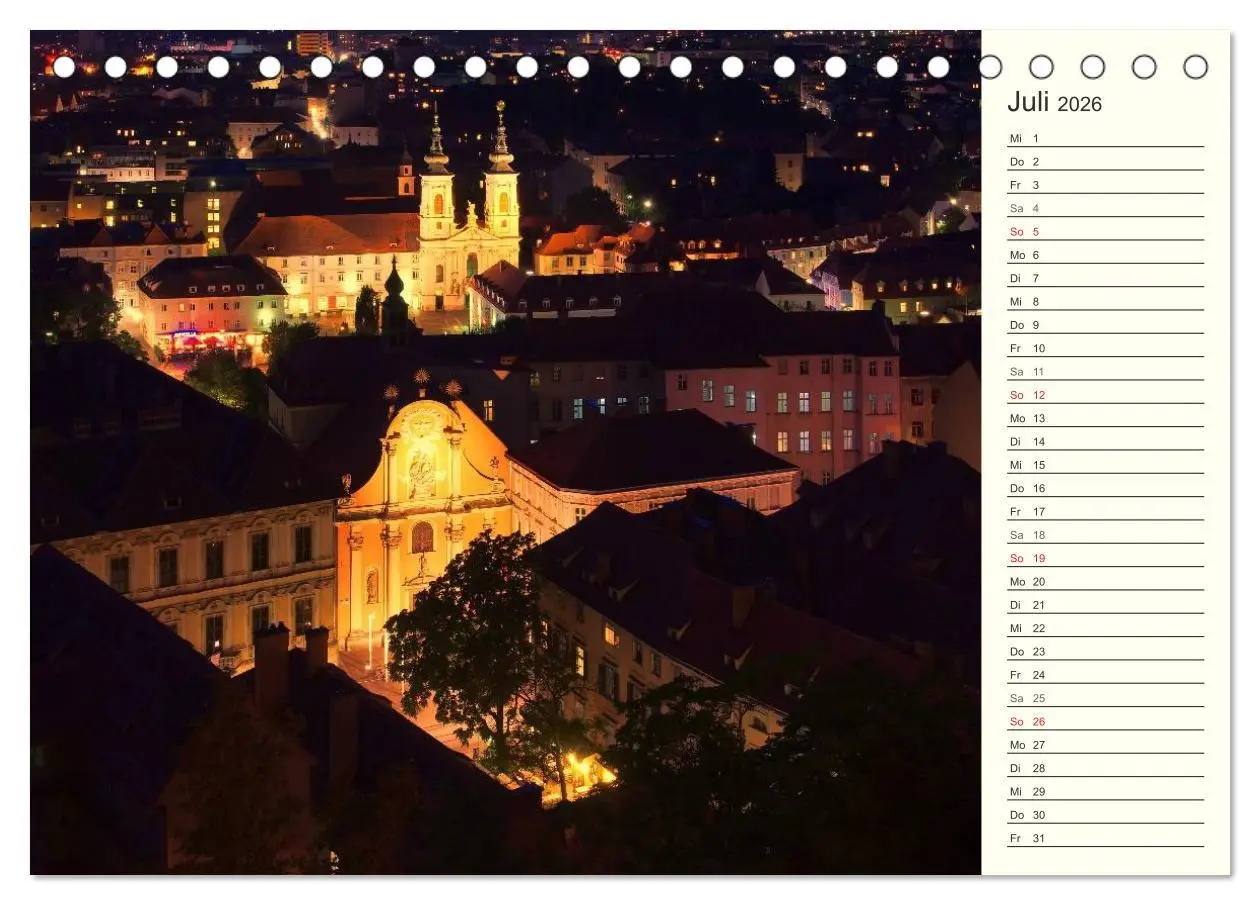 Bild: 9783457991442 | Graz - Metropole der Steiermark (Tischkalender 2026 DIN A5 quer),...