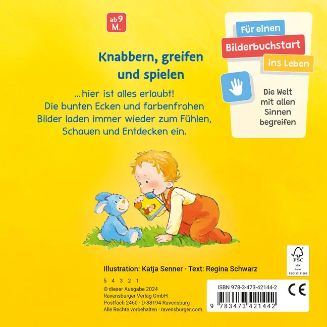 Bild: 9783473421442 | Mein erstes Buch zum Anbeißen | Regina Schwarz | Buch | 14 S. | 2025
