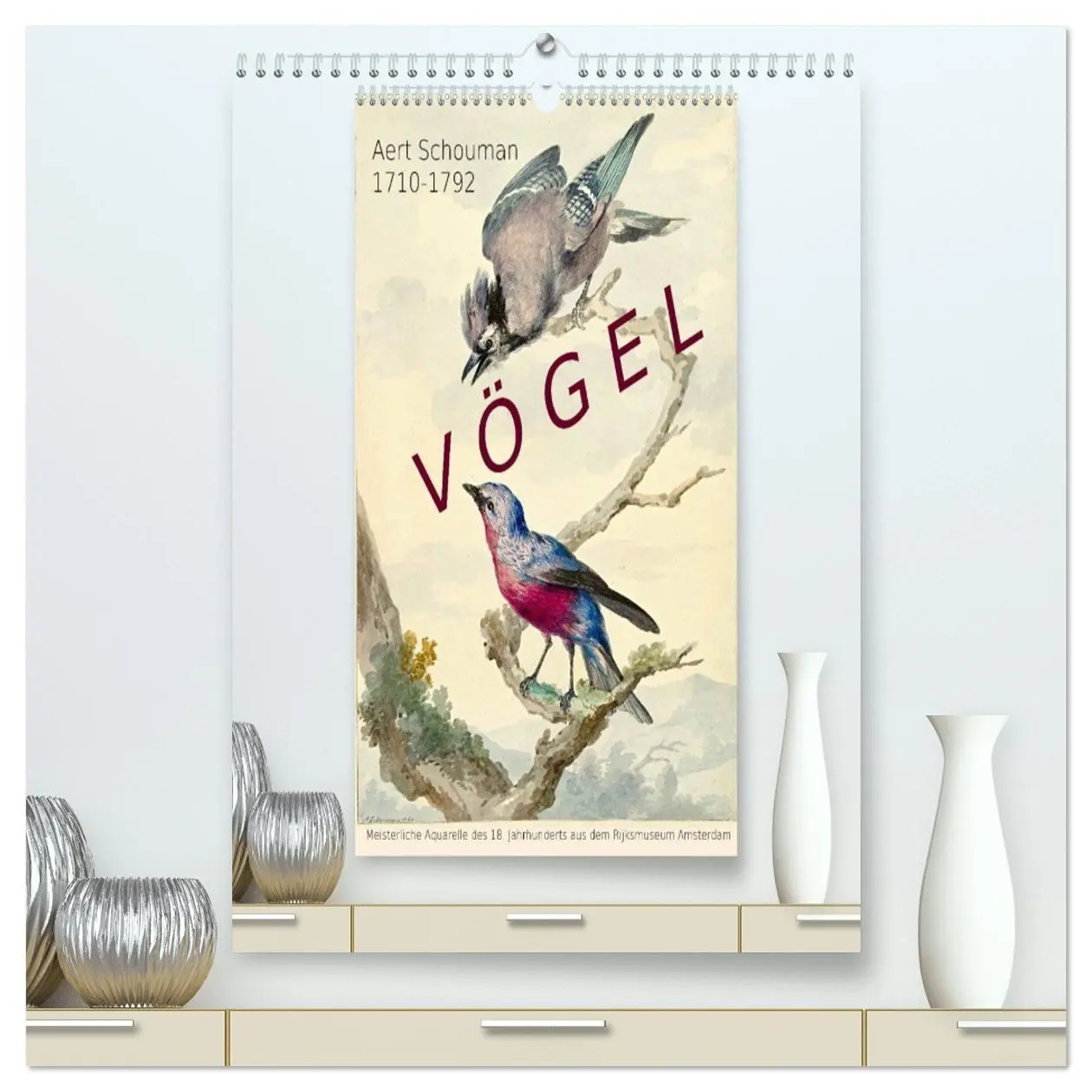 Cover: 9783516391442 | Aert Schouman. VÖGEL (hochwertiger Premium Wandkalender 2026 DIN A2...