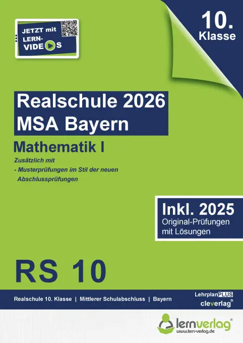 Cover: 9783743001442 | Original-Prüfungen Realschulabschluss Bayern 2026 Mathematik I | mbH