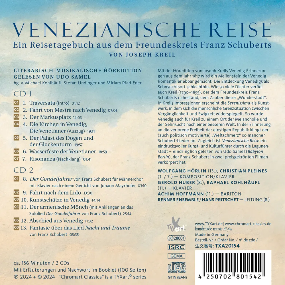 Bild: 4250702801542 | Venezianische Reise - Ein literarisch-musikalisches...