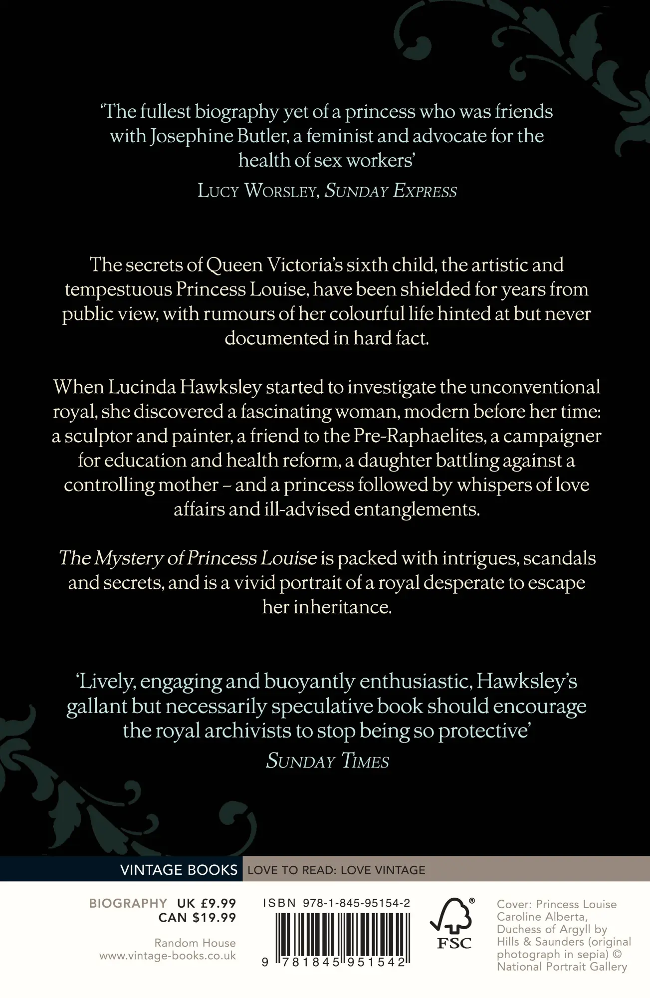 Rückseite: 9781845951542 | The Mystery of Princess Louise | Queen Victoria's Rebellious Daughter