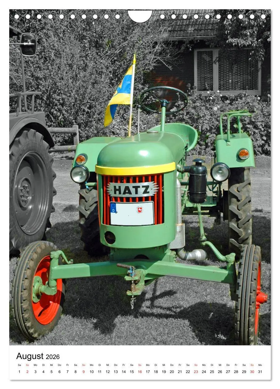 Bild: 9783516381542 | Alte Traktoren Nostalgie pur (Wandkalender 2026 DIN A4 hoch),...