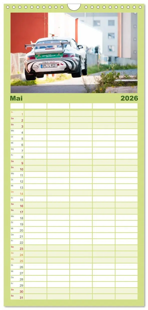 Bild: 9783516521542 | Familienplaner 2026 - Rallye Faszination 2026 mit 5 Spalten...