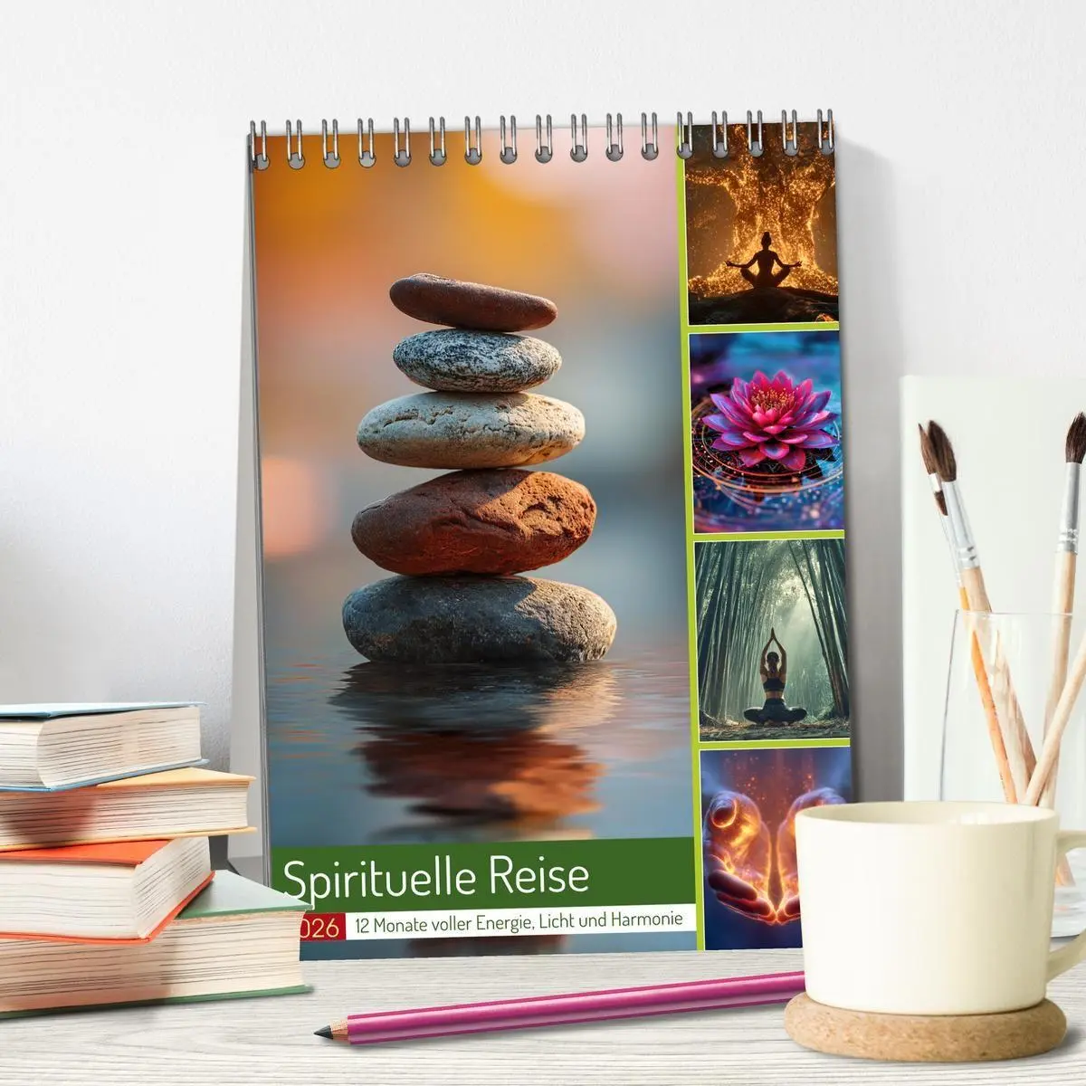 Bild: 9783516691542 | Spirituelle Reise (Tischkalender 2026 DIN A5 hoch), CALVENDO...