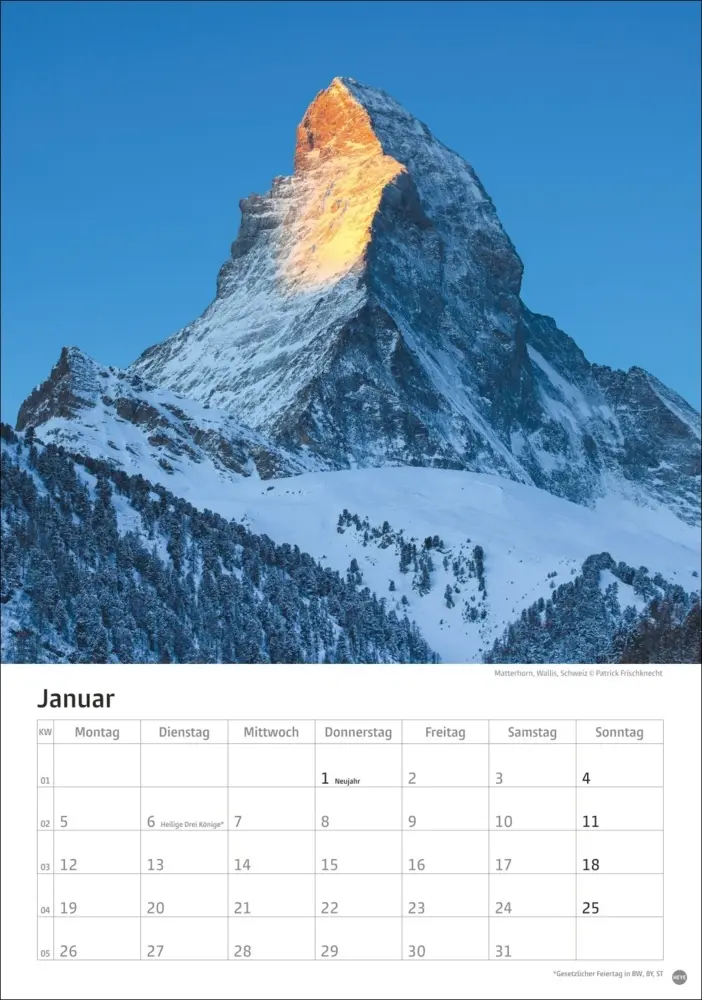 Bild: 9783756411542 | Alpen Kalender 2026 | Heye | Kalender | Spiralbindung | 13 S. | 2026