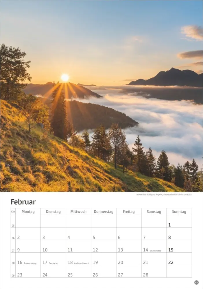 Bild: 9783756411542 | Alpen Kalender 2026 | Heye | Kalender | Spiralbindung | 13 S. | 2026