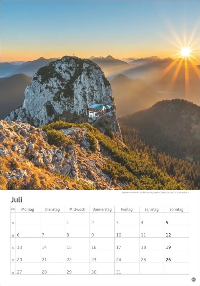 Bild: 9783756411542 | Alpen Kalender 2026 | Heye | Kalender | Spiralbindung | 13 S. | 2026