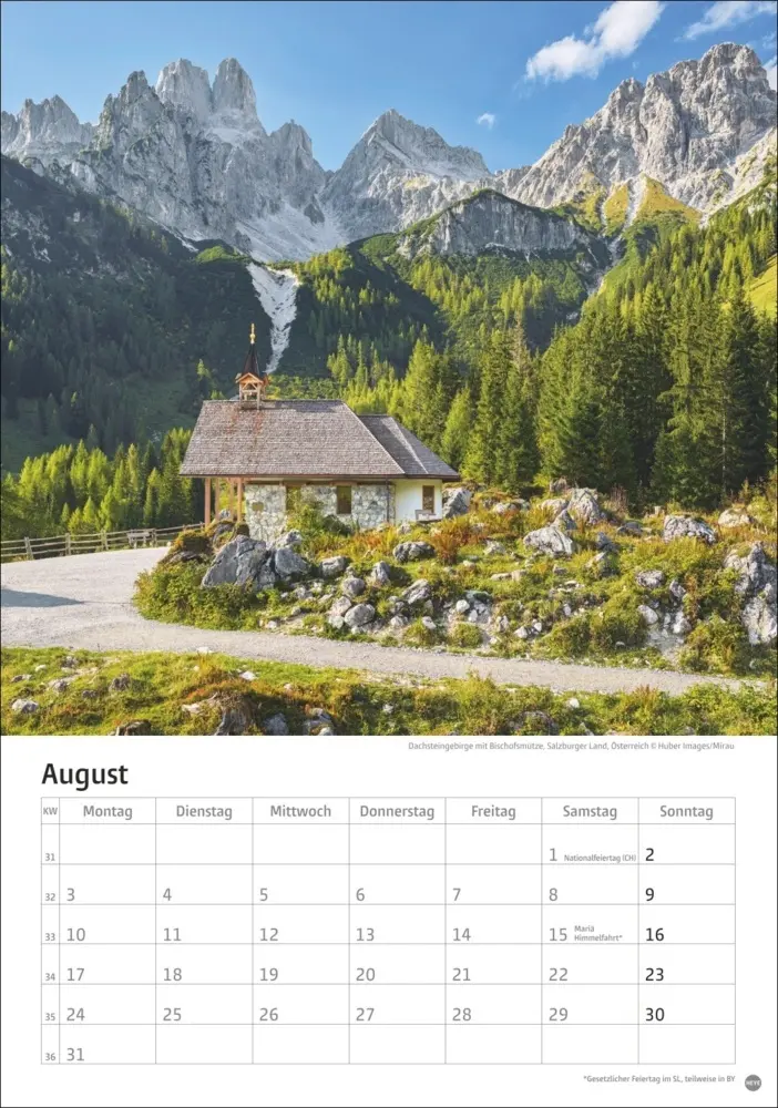 Bild: 9783756411542 | Alpen Kalender 2026 | Heye | Kalender | Spiralbindung | 13 S. | 2026