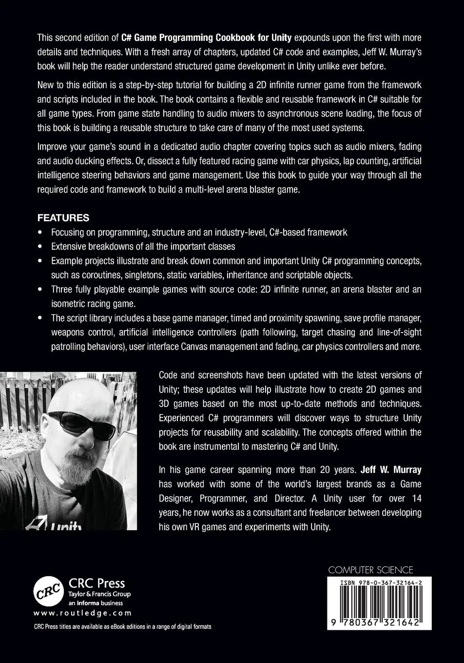Rückseite: 9780367321642 | C# Game Programming Cookbook for Unity 3D | Jeff W. Murray | Buch