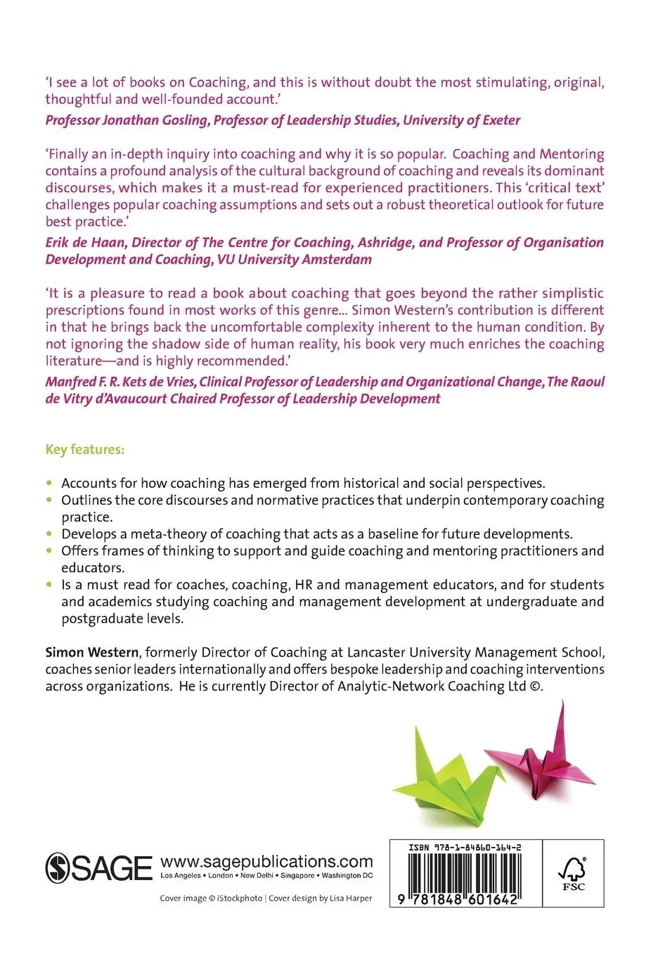Rückseite: 9781848601642 | Coaching and Mentoring | A Critical Text | Simon Western | Taschenbuch