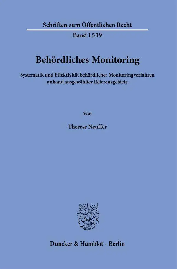 Behördliches Monitoring