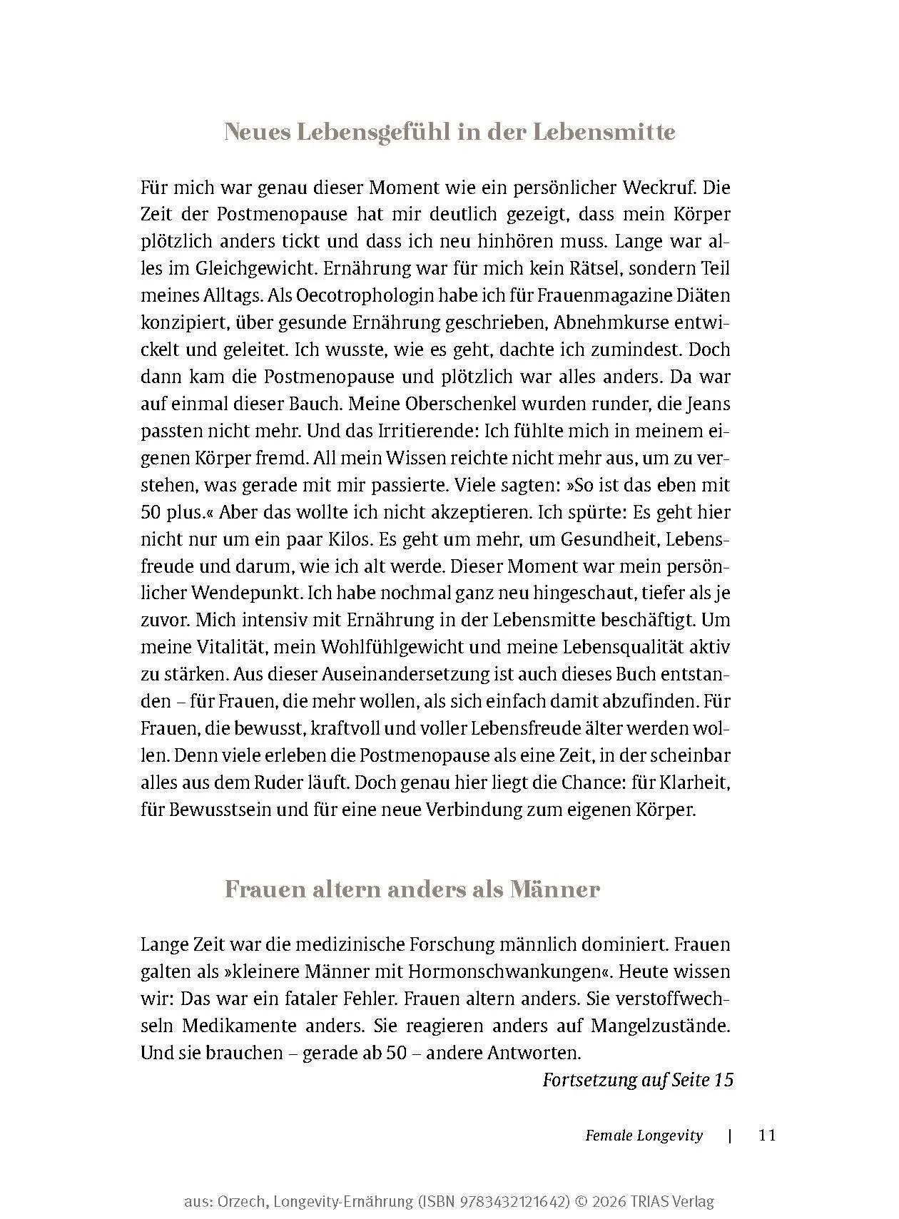 Bild: 9783432121642 | Longevity-Ernährung | Petra Orzech | Taschenbuch | 208 S. | Deutsch