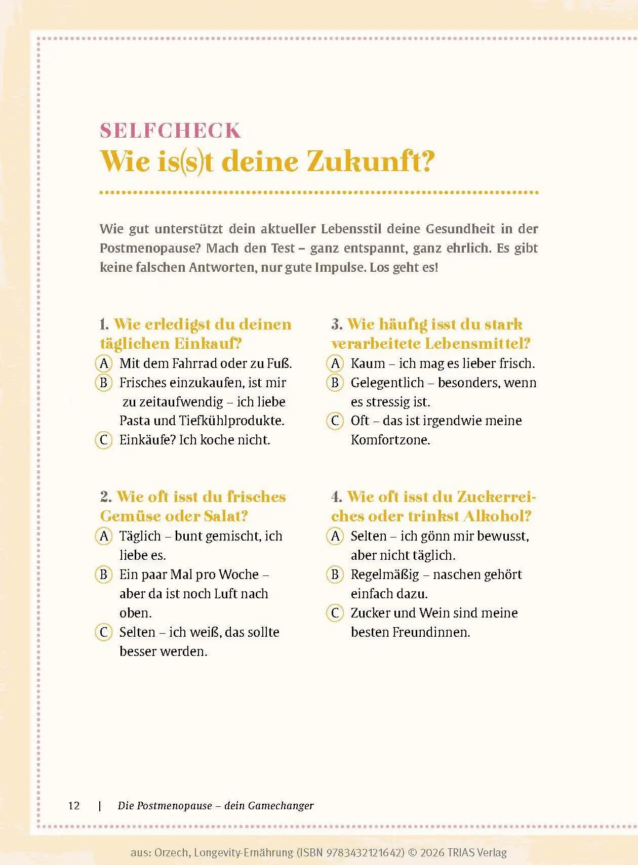 Bild: 9783432121642 | Longevity-Ernährung | Petra Orzech | Taschenbuch | 208 S. | Deutsch