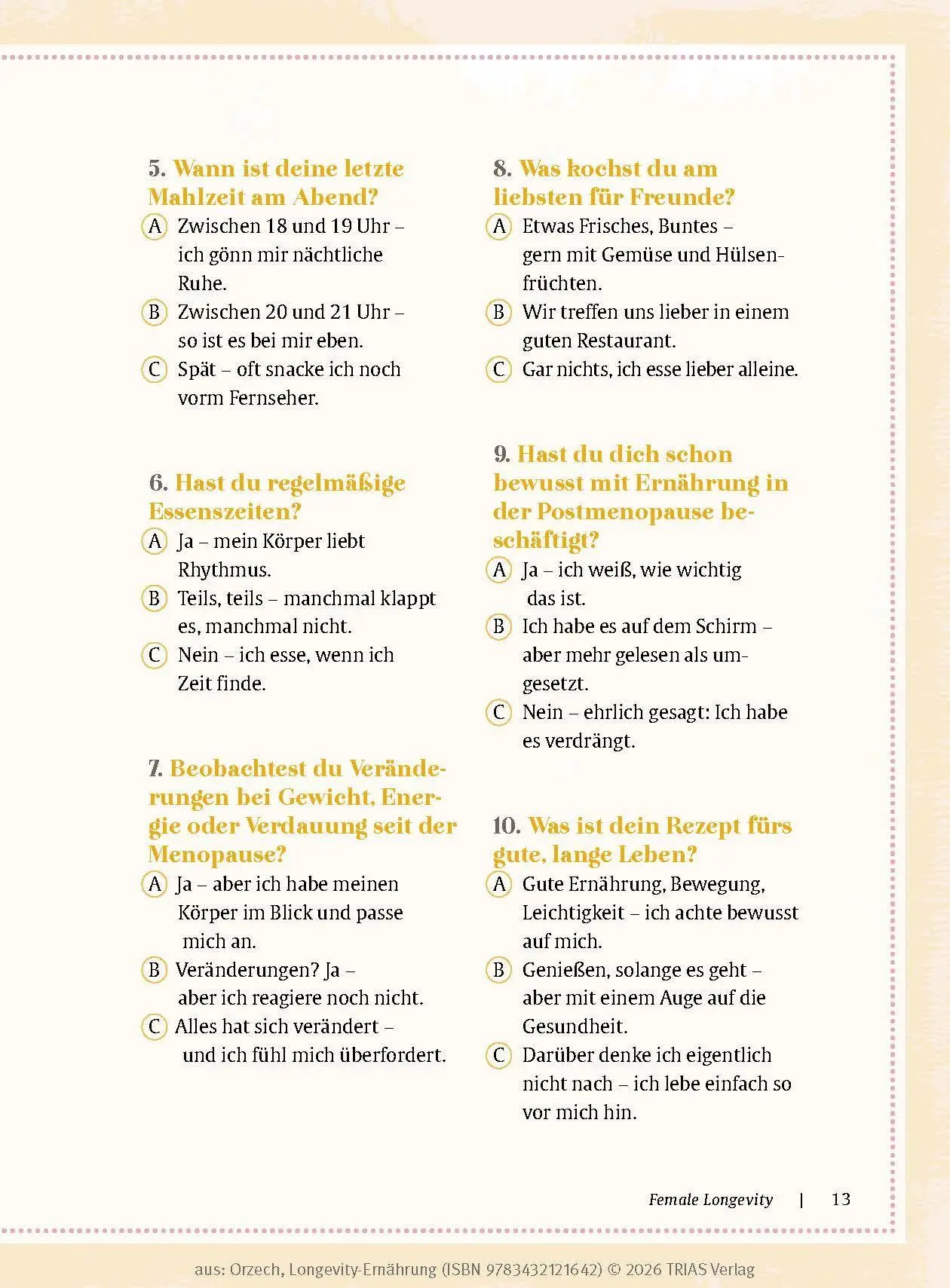 Bild: 9783432121642 | Longevity-Ernährung | Petra Orzech | Taschenbuch | 208 S. | Deutsch