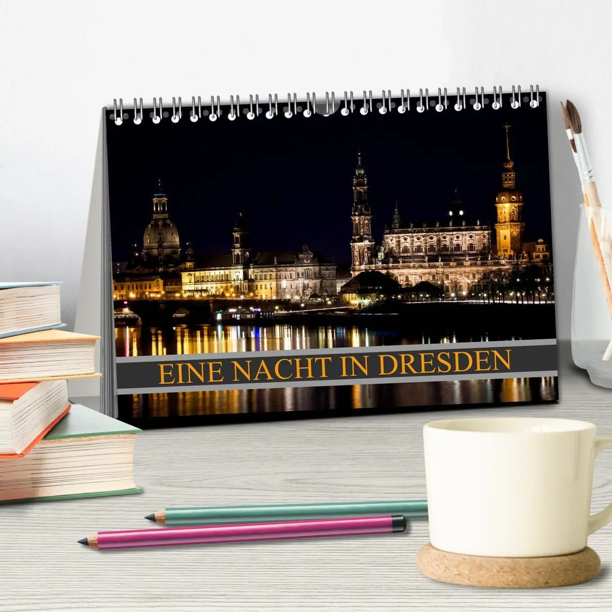 Bild: 9783516131642 | Eine Nacht in Dresden (Tischkalender 2026 DIN A5 quer), CALVENDO...