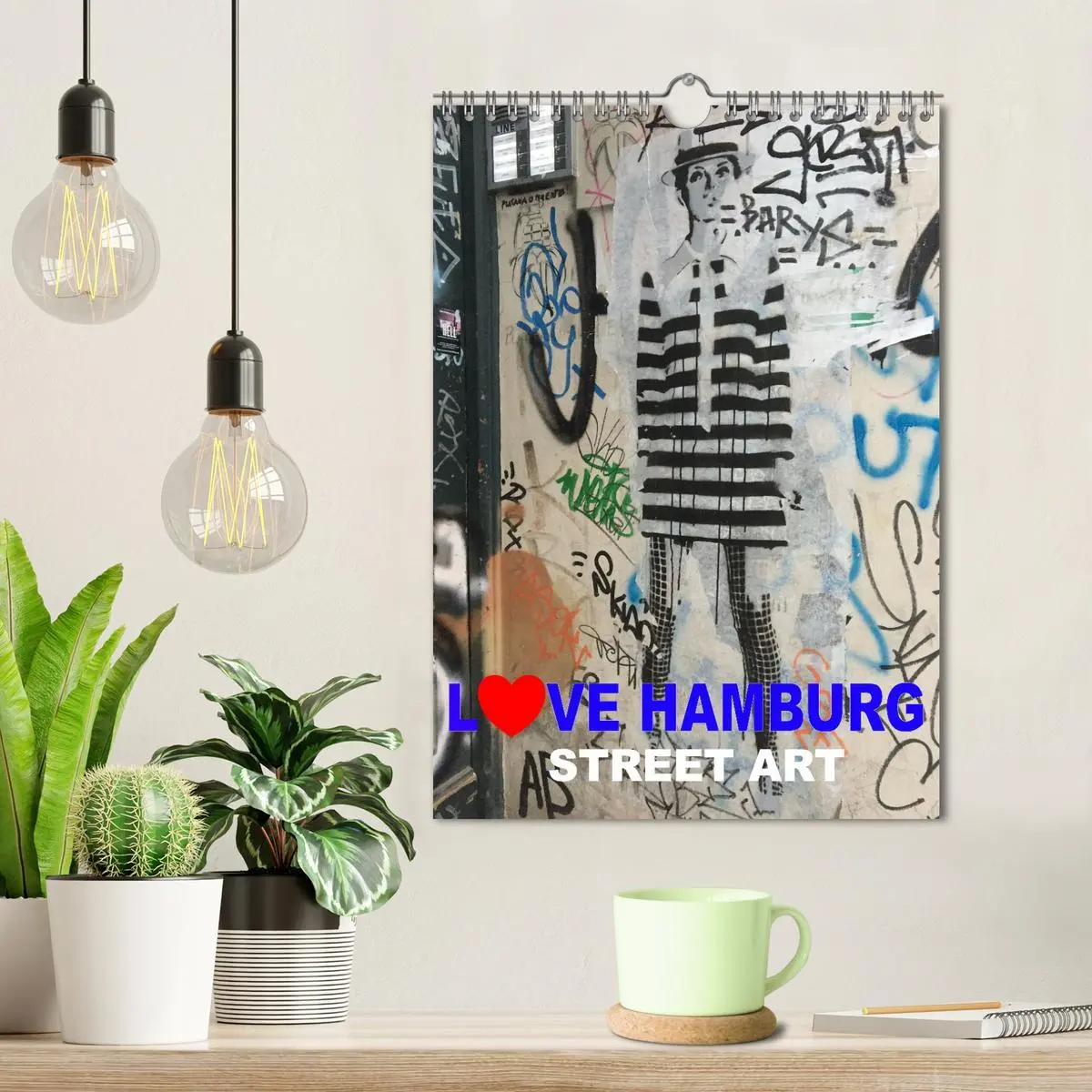 Bild: 9783516371642 | LOVE HAMBURG - STREET ART (Wandkalender 2026 DIN A4 hoch), CALVENDO...