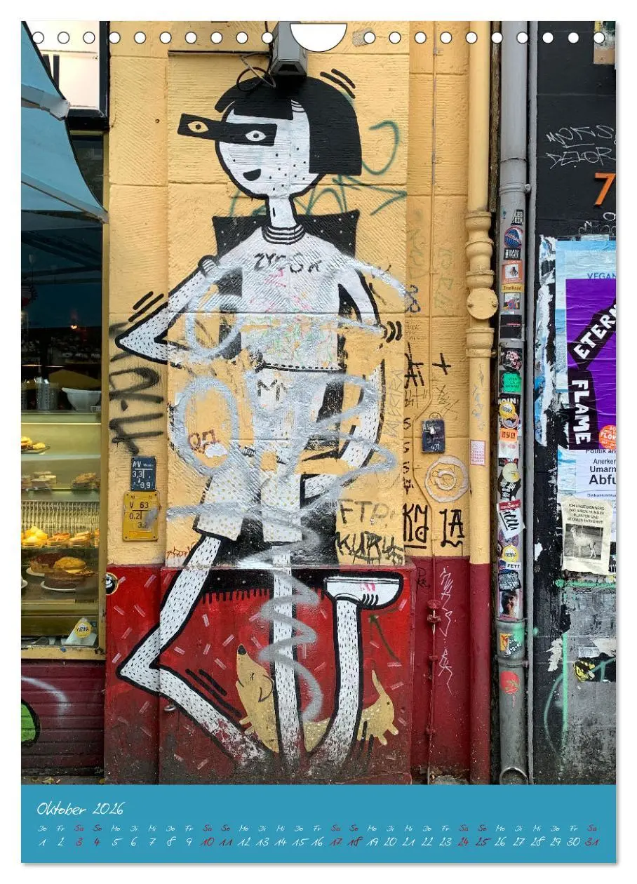 Bild: 9783516371642 | LOVE HAMBURG - STREET ART (Wandkalender 2026 DIN A4 hoch), CALVENDO...