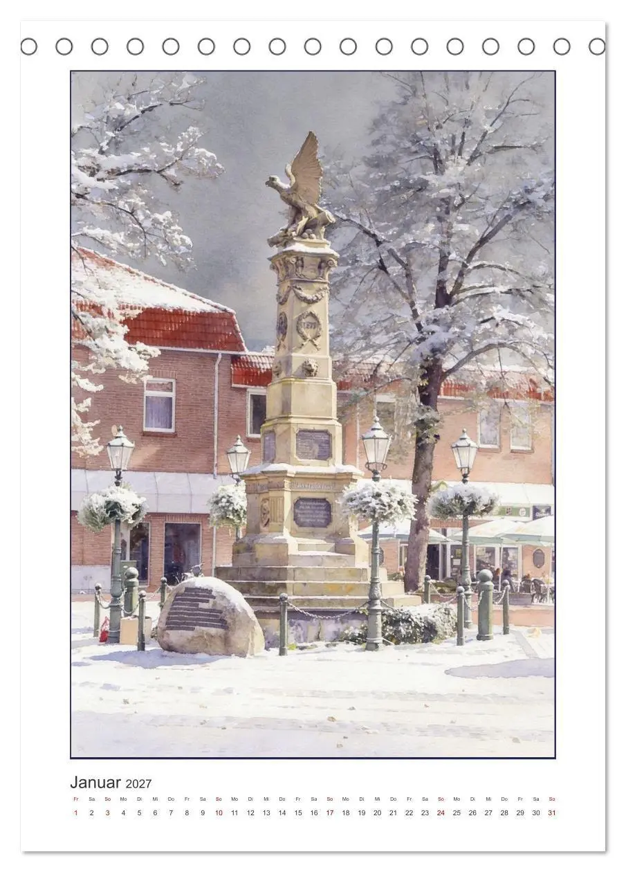 Bild: 9783516821642 | Hafen und Altstadt - Leer in Ostfriesland (Tischkalender 2027 DIN...