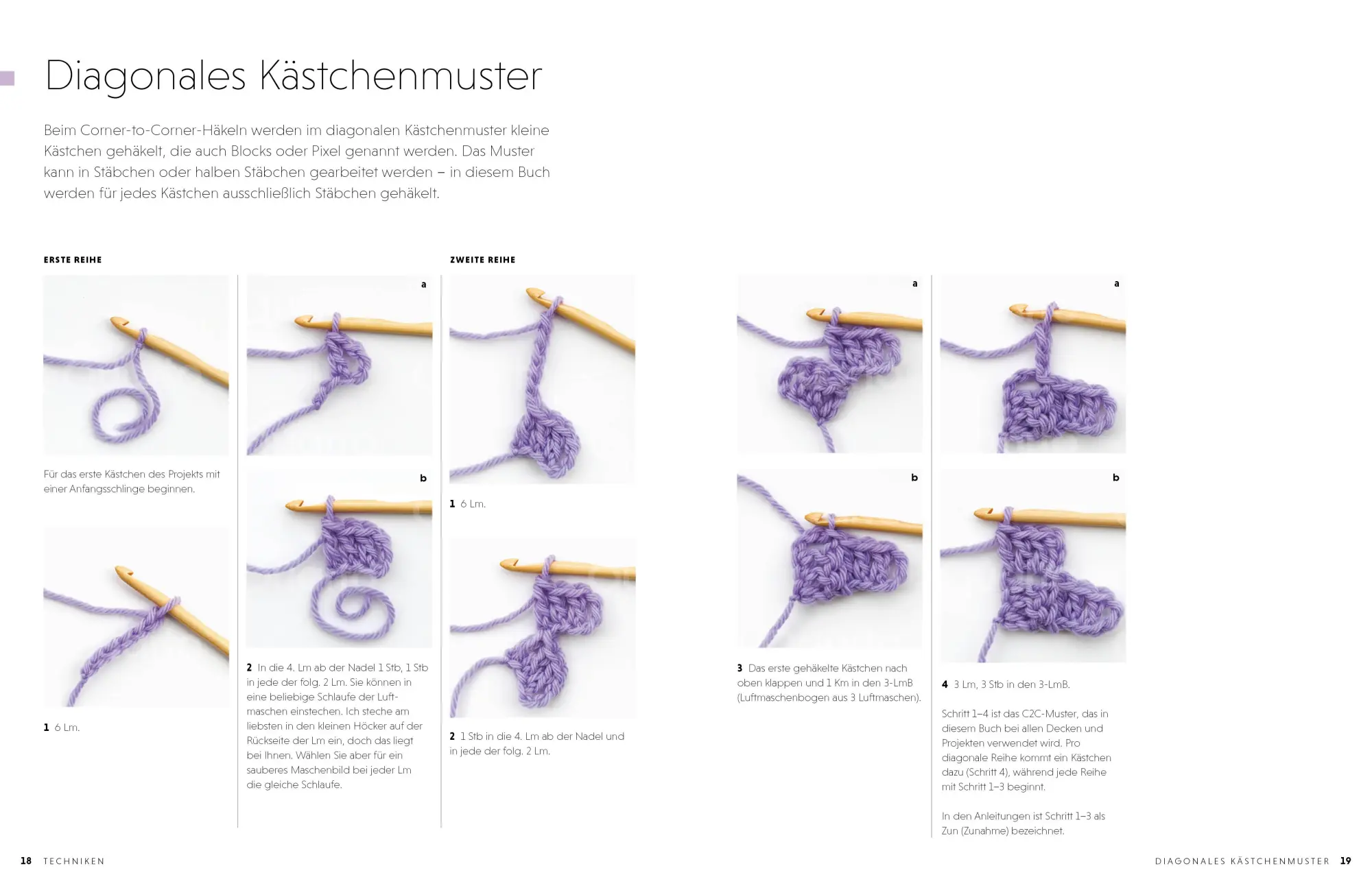 Bild: 9783830721642 | Bunte Häkeldecken Corner-to-Corner | Leonie Morgan | Taschenbuch